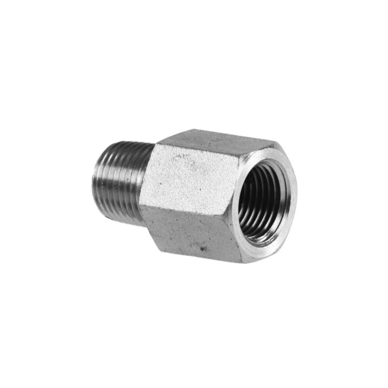 ADAPTADOR DE 3/8" MACHO-HEMBRA INOXIDABLE NPT