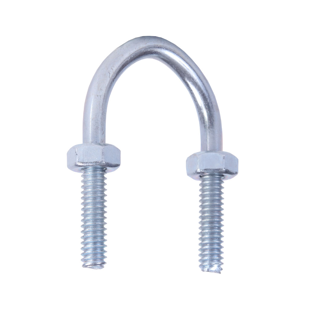 ABRAZADERA TIPO "U" 1" C/TUERCAS DE 1/4