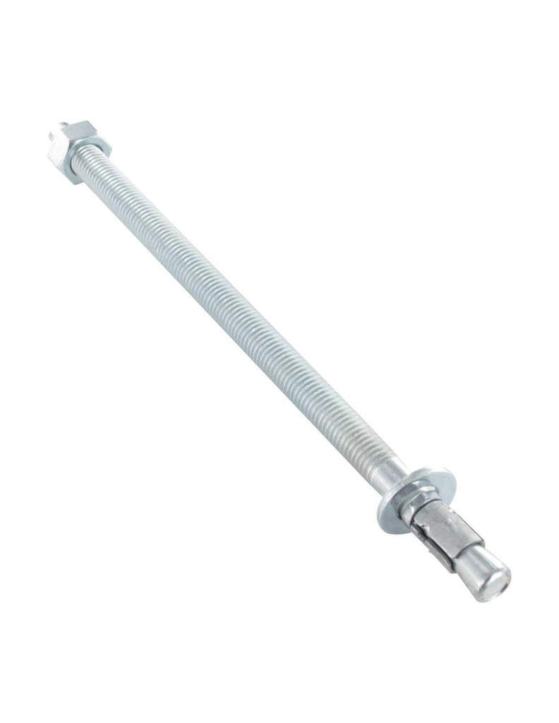 ANCLA RECTA ACERO A36 1" X 40CM, C/4" DE ROSCA EN UN EXTREMO, C/TUERCA Y ARANDEL