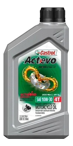 ACEITE PARA MOTOR A GASOLINA, ACEITE SEMI-SINTETICO ACT-4T-32 SAE 10W-30
