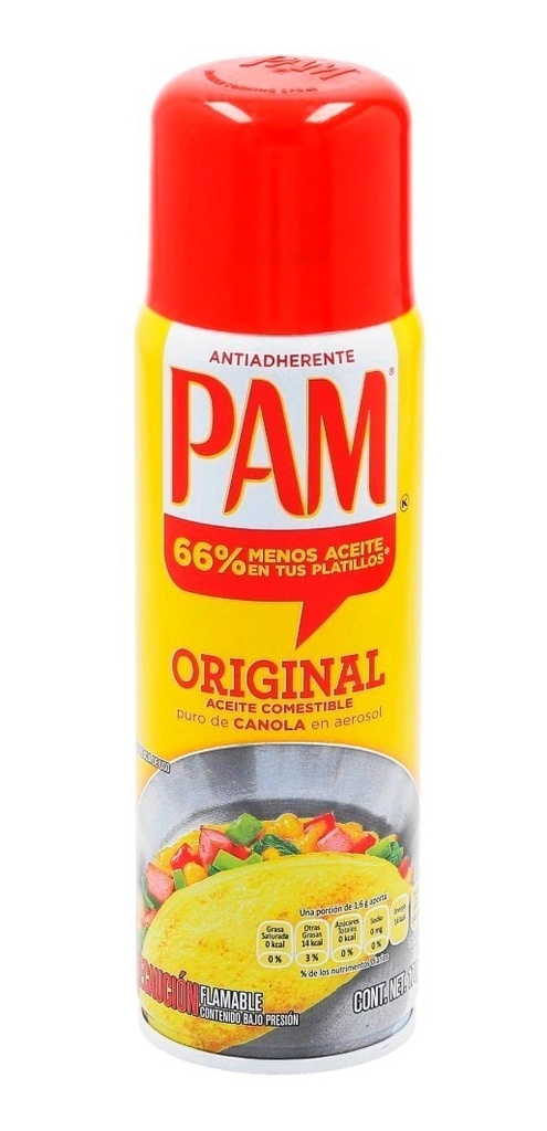 ACEITE PAM  AEROSOL 170 GRS