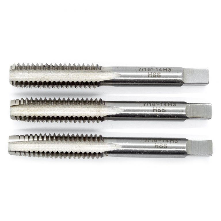 JUEGO DE MACHUELOS ALTA VELOCIDAD 7/16-14 N.C