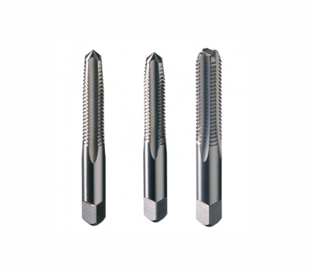 JUEGO DE MACHUELOS ACERO CARBON  1"-12NF