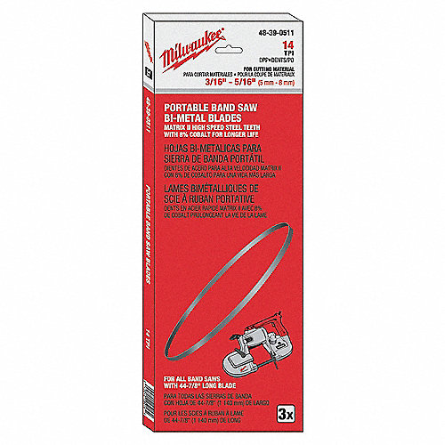 HOJAS DE SIERRA BANDA 18 DIENTES X 44-7/8 PAQ PZA 527.70