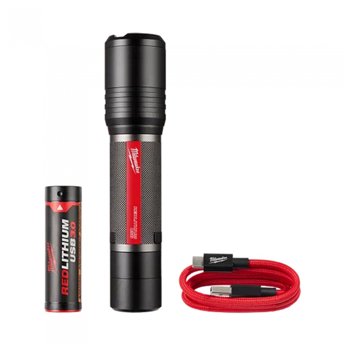 LINTERNA RECARGABLE REDLITHIUM USB DE 2000 LUMENES