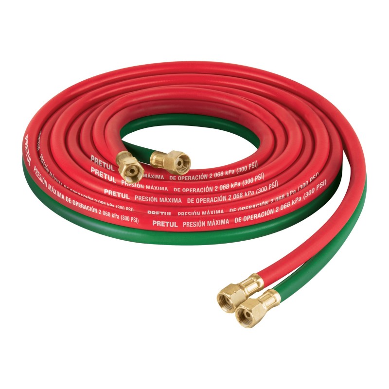 MANGUERA CUATA REFORZADA ROJA Y VERDE