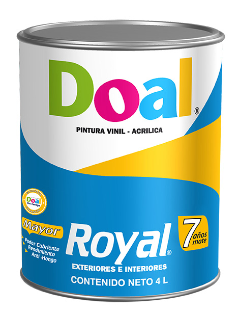 PINTURA GRIS 19 LTS (PARA FACHADA) CALIDAD ROYAL 7 AÑOS