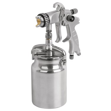 PISTOLA DE ALTA PRODUCCION CON VASO DE SUCCION,SISTEMA HVLP MODELO JGA-660