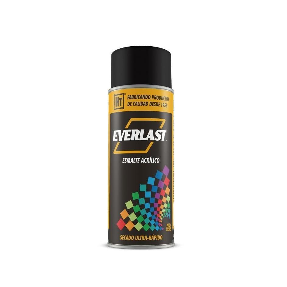 PINTURA ESMALTE EN AEROSOL NEGRO BRILLANTE EVERLAST
