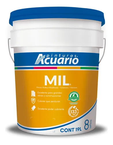 MIL PINTURA VINIL ACRILICA AMARILLO OXIDO 200L