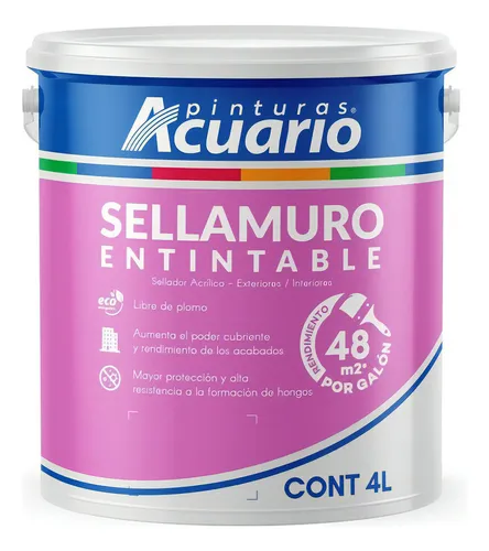 SELLADOR ENTINTABLE ACRILICO BLANCO 4L