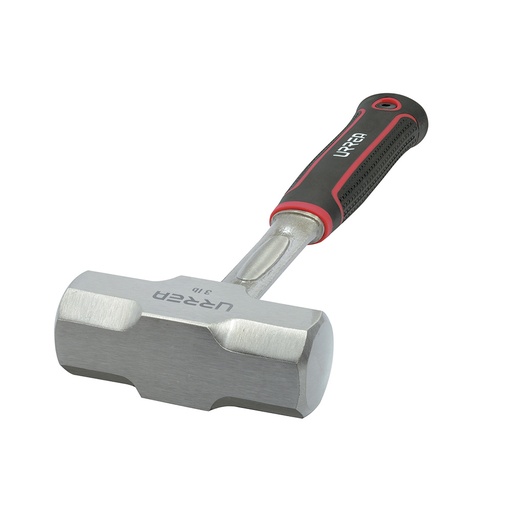 Marro octagonal forjado en una pieza con mango Rubber grip anti-vibración de 12-1/5", 3 lb