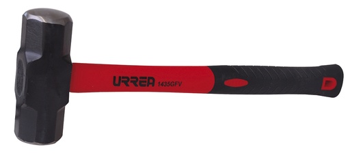 [095-10-13-023] Marro octagonal cabeza maquinada con mango de fibra de vidrio de 15-1/4", 4 lb