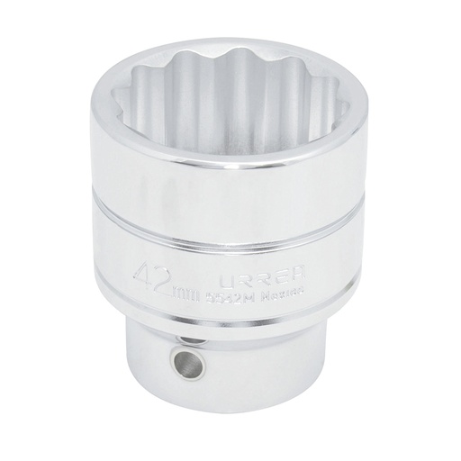 Dado cuadro de 3/4", 12 puntas, métrico, 42 mm