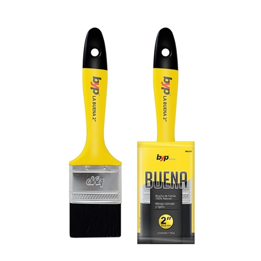 [390-21-04-081] Brocha De Cerda Natural "La Buena" 2"