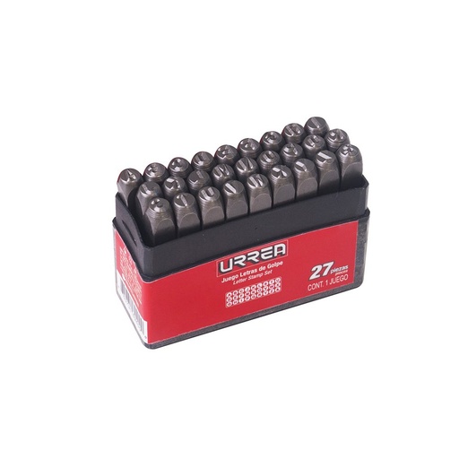 [050-09-26-017] Juego de Letras de Golpe (3/8")