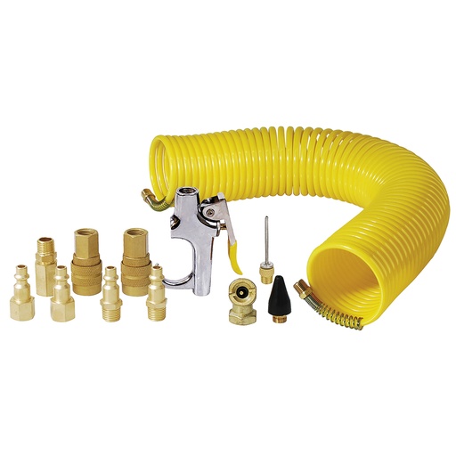 [093-21-15-047] Surtek Juego de accesorios neumáticos 14 piezas 108142