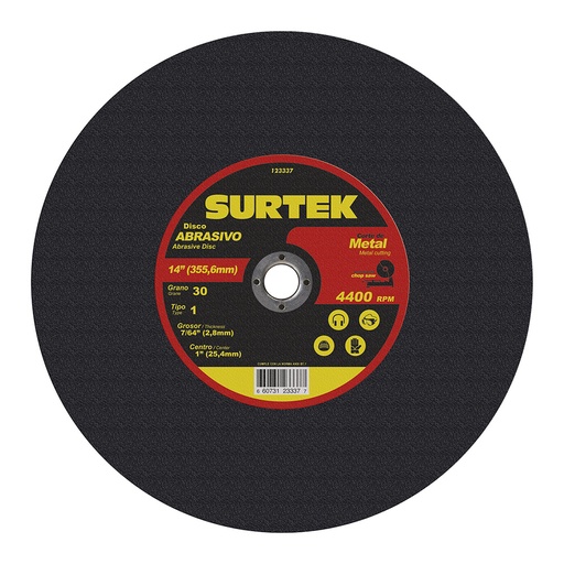 [093-01-04-012] Disco t/1 metal 14x7/64" chop Surtek 123337