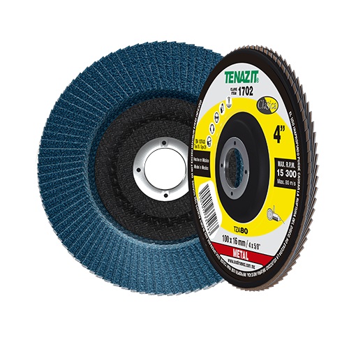 [109-01-05-029] Disco Abrasivo Lija Laminado 4" x 5/8" G-80 (1702)