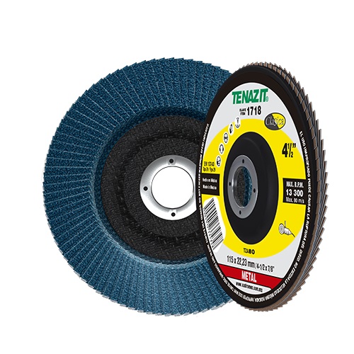 [109-01-05-068] Disco Abrasivo Laminado 4 1/2" x 7/8", G-80, 1718