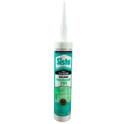 [162-20-06-002] Silicón Para Construcción 781 Transparente (300 ML)