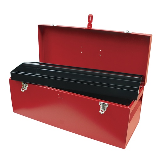 [095-06-10-027] Caja Portaherramientas Metálica Roja 24" X 9" X 9" (D7)