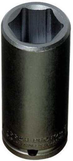 [065-06-74-002] Dado Entrada de 1/2'' Impacto Largo 6 Puntas 7/16'' 