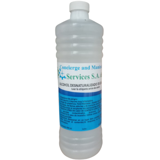 [021-21-02-028] Alcohol Desnaturalizado de Caña 71.5° 900 ml