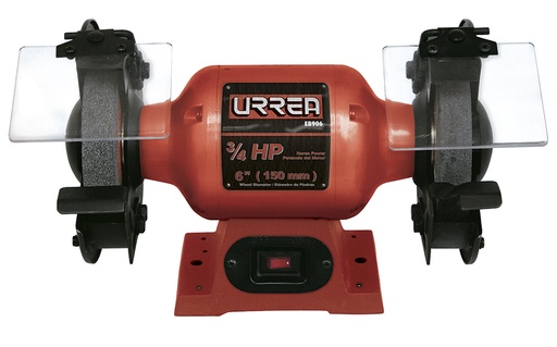 [095-09-19-009] Esmeril de Banco 6" .75HP 570W 127V 1 Fase Uso Pesado Urrea EB906