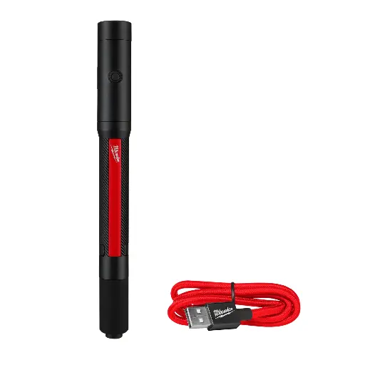 Pluma linterna recargable de 250 L con láser