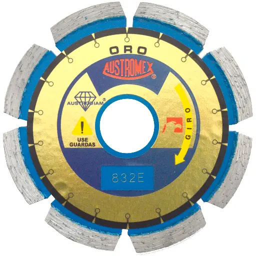 DISCO DE DIAMANTE DE 105 X 2.0 X 22.23 MM PARA CORTE EN SECO DE MATERIALES DE CONSTRUCCIÓN EN GENERAL COMO CONCRETO, LADRILLO, MÁRMOL Y OTRAS PIEDRAS NATURALES, EXCEPTO GRANITO Y CANTERA