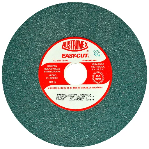 RUEDA ABRASIVA DE 200 X 25 X 25.40 MM PARA ESMERILAR Y AFILAR HERRAMIENTAS DE CORTE DE CARBURO DE TUNGSTENO Y CEMENTADOS