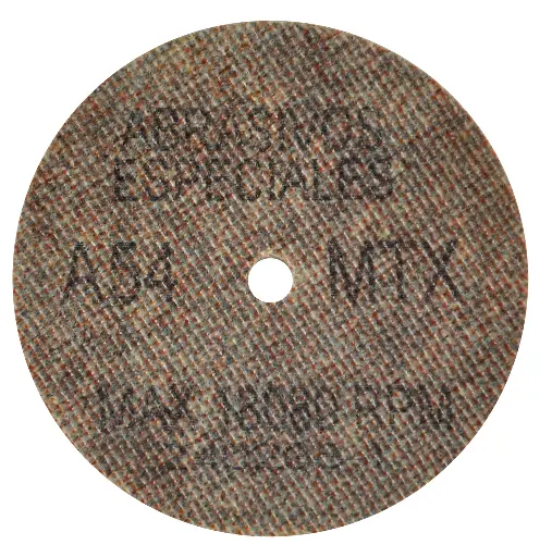 RUEDA SEMIFLEXIBLE DE FIBRA DE ALGODÓN DE 76 X 3 X 6.4 MM PARA REBABEO Y ACABADO EN UN SOLO PASO DE ACERO INOXIDABLE Y METALES