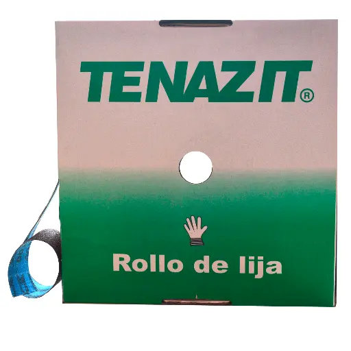 ROLLO DE LIJA DE ÓXIDO DE ALUMINIO, GRANO 100, DE 38 X 45720 MM