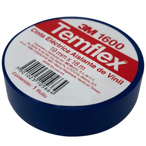 [049-01-06-063] Cinta Eléctrica de Vinil Azul 1600 3M