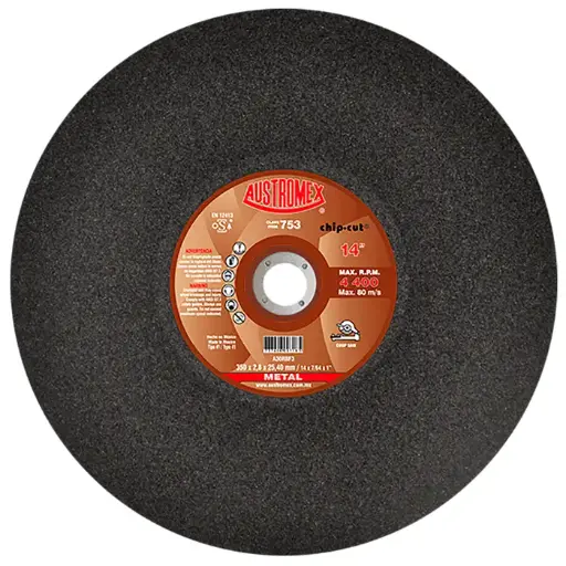 [109-01-03-021] DISCO ABRASIVO CORTE PARA METAL DE 14 X 3/32 X 1"