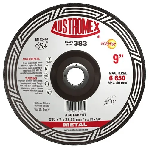 [109-01-03-059] DISCO ABRASIVO TIPO 27 PARA DESBASTE 175 X 6 X 22.2