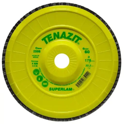 [109-01-05-044] DISCO ABRASIVO LAMINADO 7 X 7/8 G60