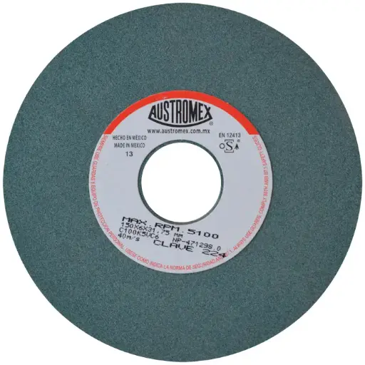 [109-01-18-002] RUEDA ABRASIVA ESMERIL AFILADO 6 X 1/4 1.1/4 C100K5VC6