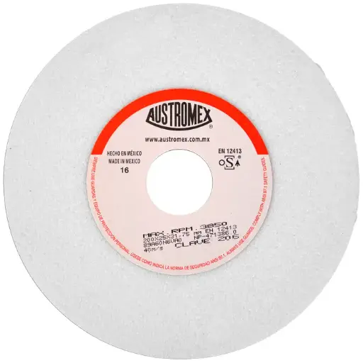 [109-01-18-037] RUEDA ABRASIVA ESMERIL AFILADOADO 8"X1"X1.1/4 A60