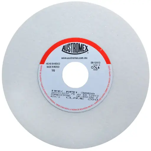 [109-01-18-057] RUEDA ABRASIVA ESMERIL AFILADO 8X1/2X1.1/4 AA60