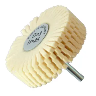 [109-01-26-031] RUEDA ABRASIVA LP DE FELPA DE 3" X 1" X 1/4"