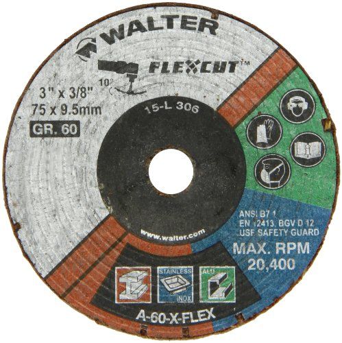 [126-01-04-003] DISCO ABRASIVO DE DESBASTE ANGULAR 4.1/2 GRANO 60 MOD: 15L456 A-60-X-FLEXCUT