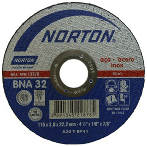 [388-01-03-004] DISCO ABRASIVO CORTE 4 1/2" X 1/8" X 7/8"
