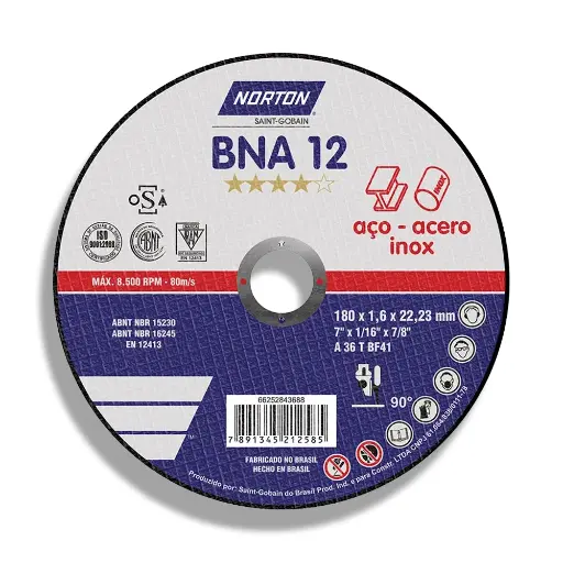 [388-01-03-005] DISCO ABRASIVO CORTE METAL 9" X 1/8 X 7/8" (10105430) (66252832350)