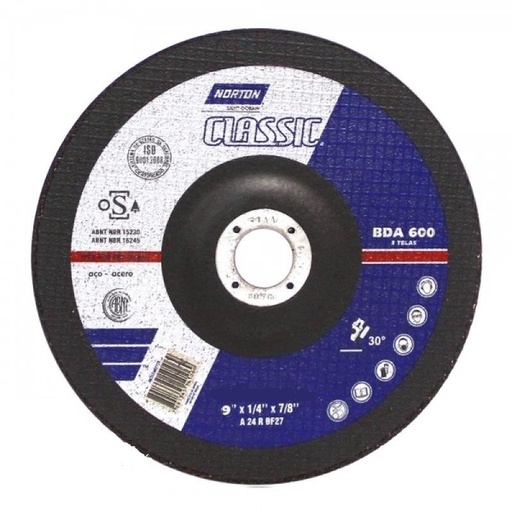 [388-01-04-026] DISCO ABRASIVO DESBATE 9 X 1/4 X 7/8  (66253018575)