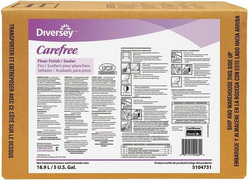 [900-21-18-248] CAREFREE SELLADOR Y ACABADO PARA PISOS 5104731 (CAJA DE 18.9 L)