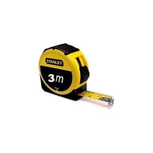 [054-08-27-044] CINTA METRICA DE 3 METROS GALAXIE II, CAJA DE PLASTICO NEGRO