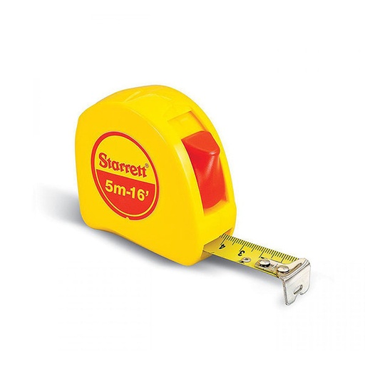 [137-08-27-096] FLEXOMETRO 5 MTS CINTA ACERO GRADUACION METRICO-INGLES