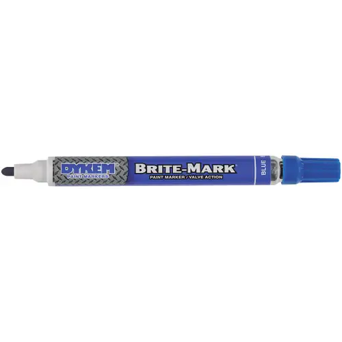 [201-18-08-722] MARCADOR BRITE MARK AZUL MEDIANO/DYKEM MOD. 84001